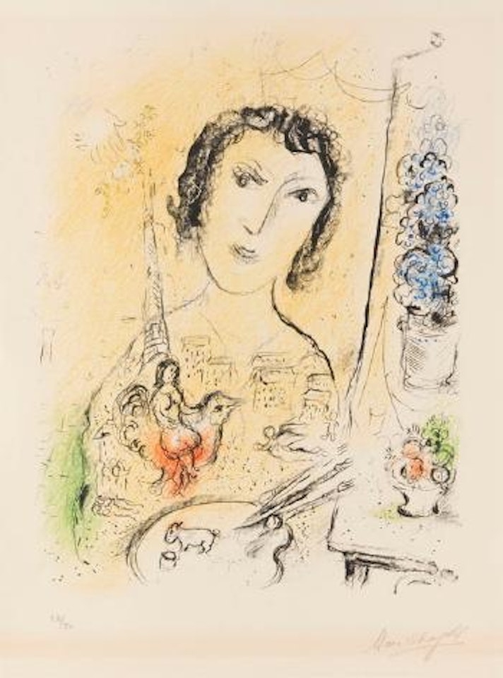 Selbstbildnis by Marc Chagall