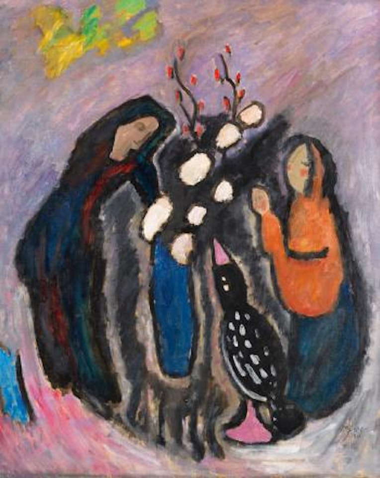 Stillleben im Kreis by Gabriele Münter