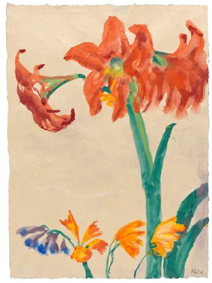 Amaryllis by Emil Nolde