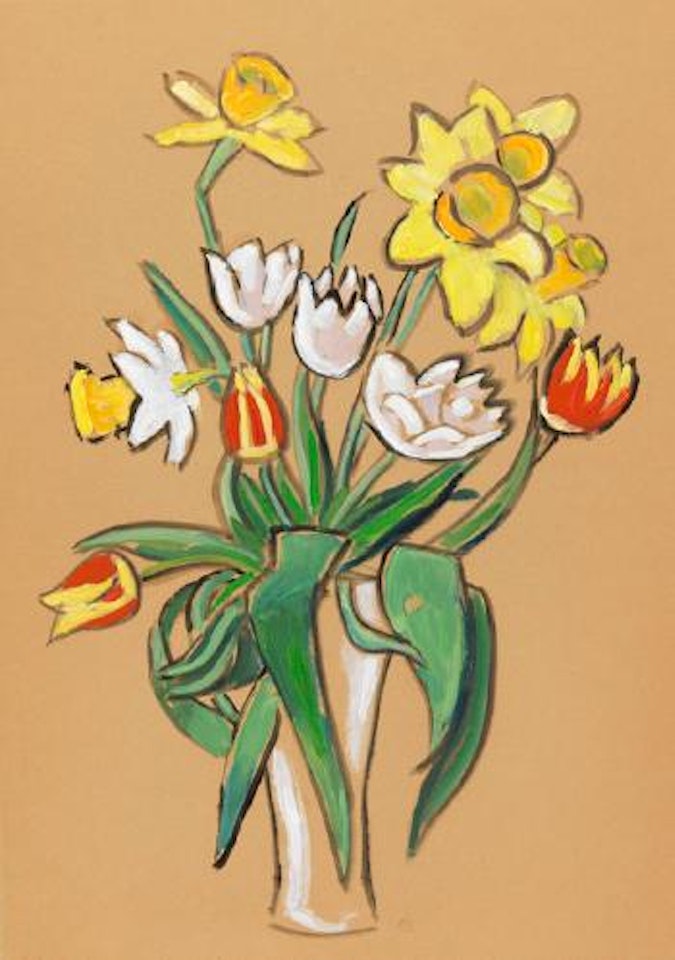 Blumenstillleben (Strauß von Dr. Beaucamps) by Gabriele Münter