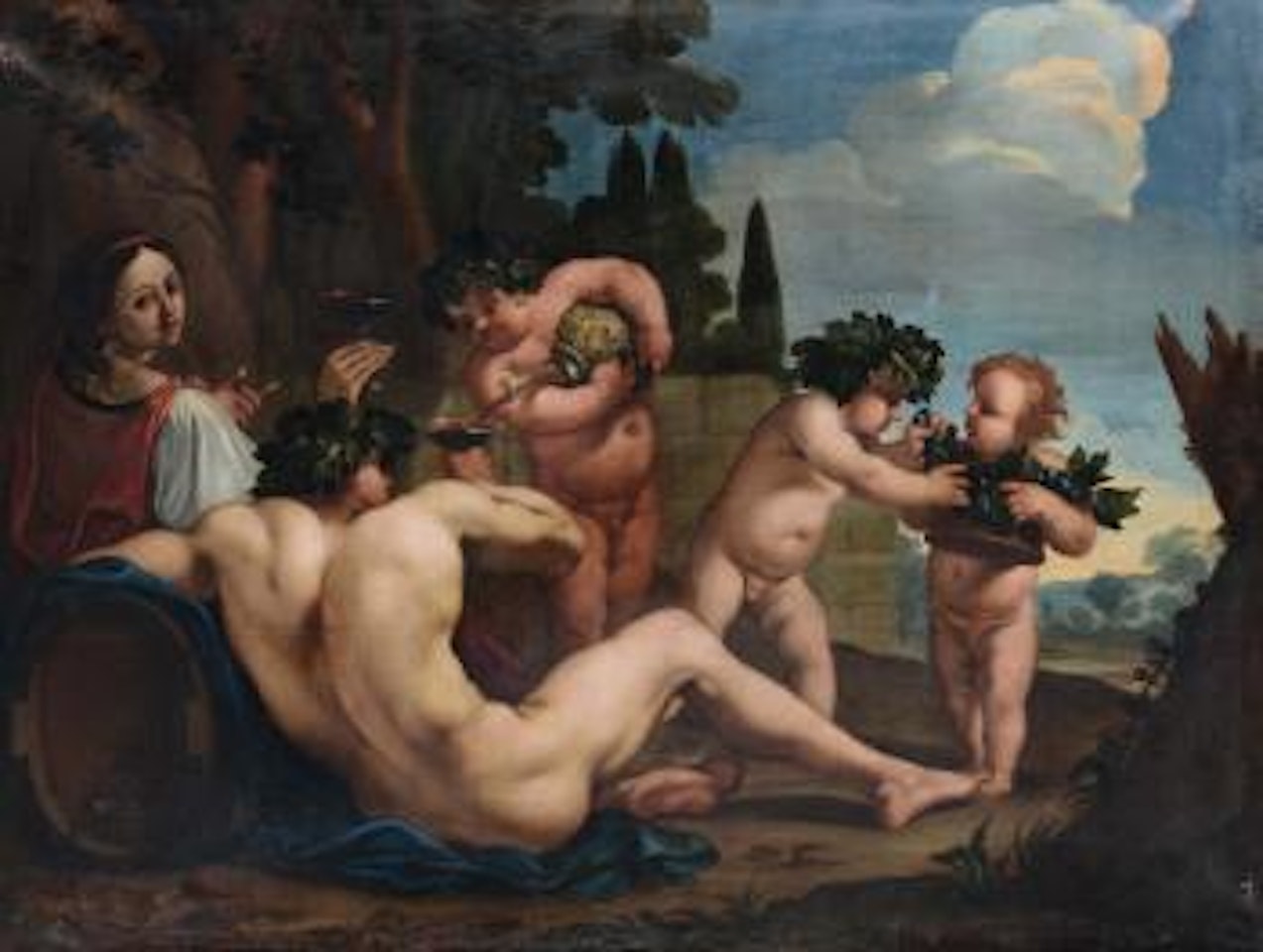 Baccanale by Roman School