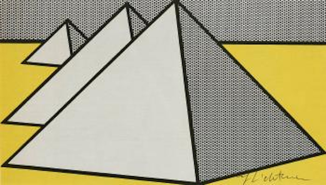 The great pyramids by Roy Lichtenstein