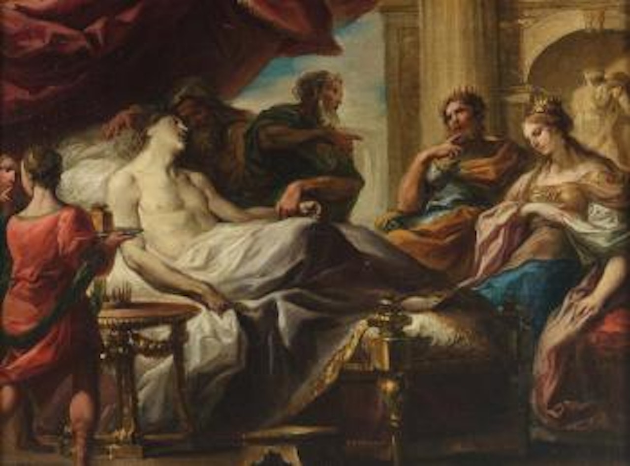 Principe morente by Roman School
