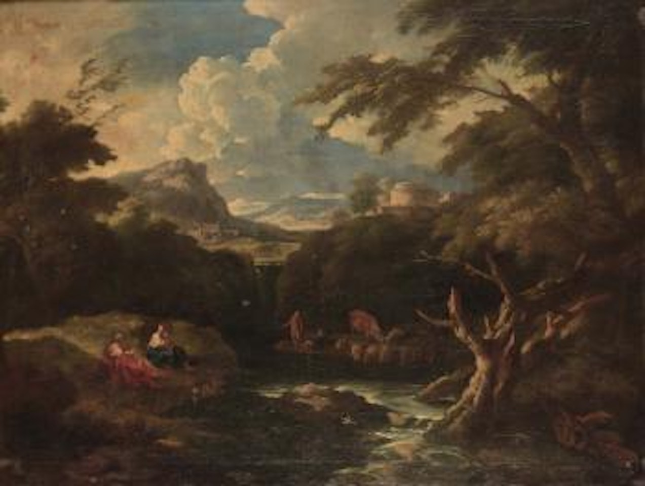 Paesaggio con figure by Pieter Mulier II