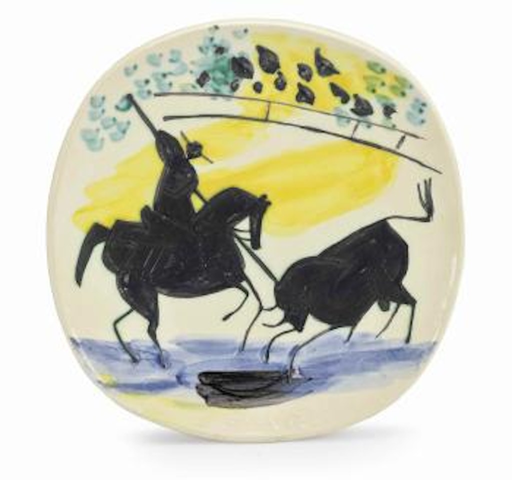 Picador et taureau (A.R. 197) by Pablo Picasso