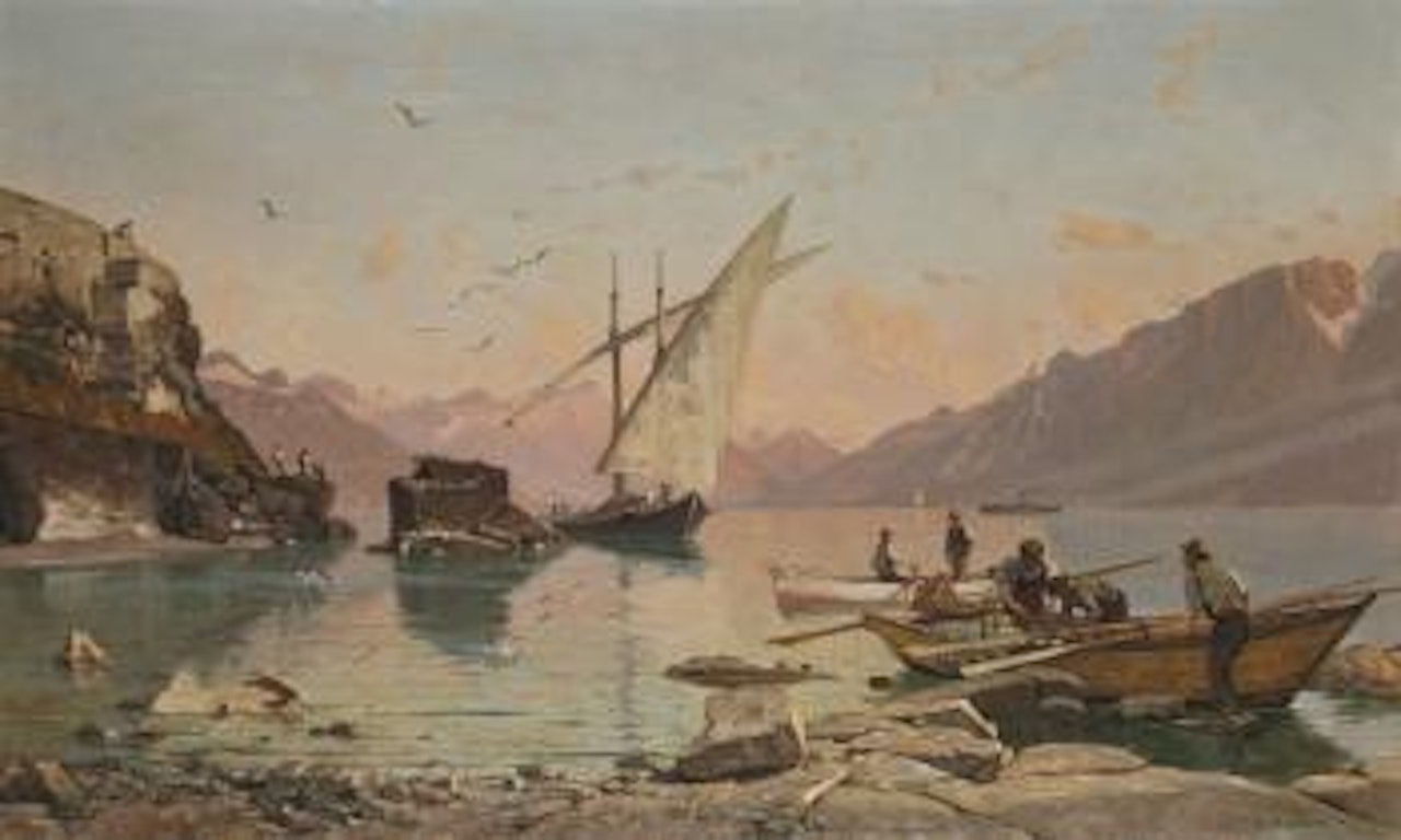 Bord du Lac À Rivaz by François Bocion