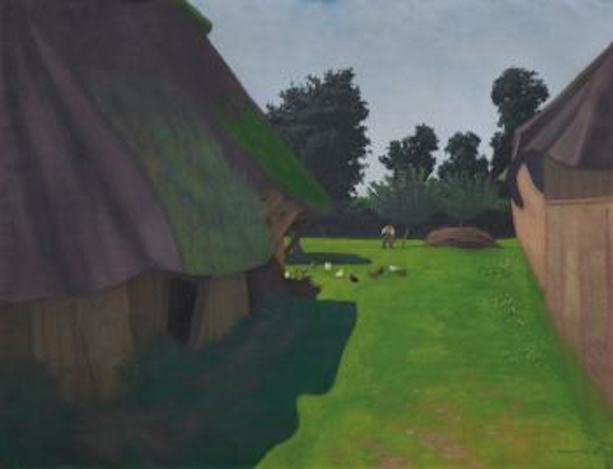 Cour de Ferme by Félix Vallotton