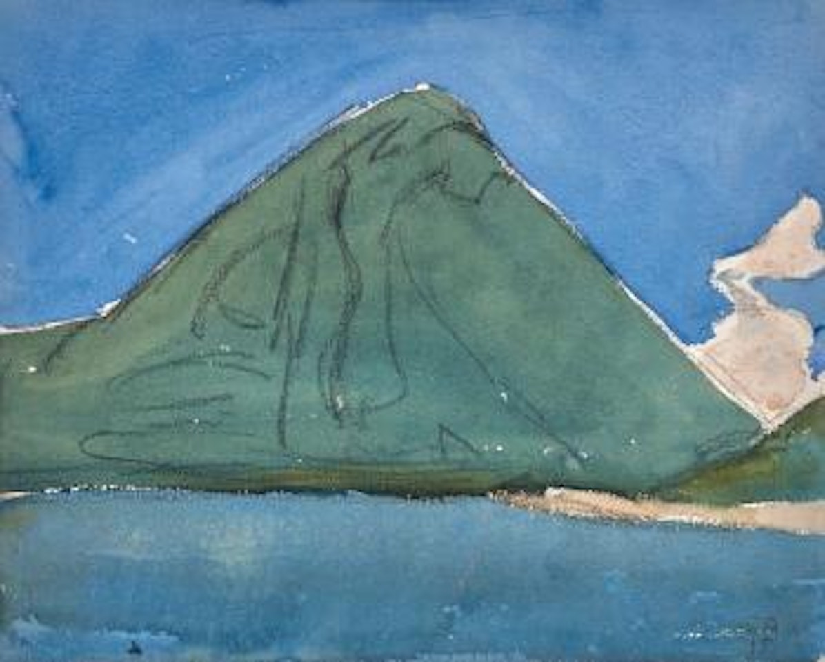 Swiss, Niesen mit Thunersee by Cuno Amiet