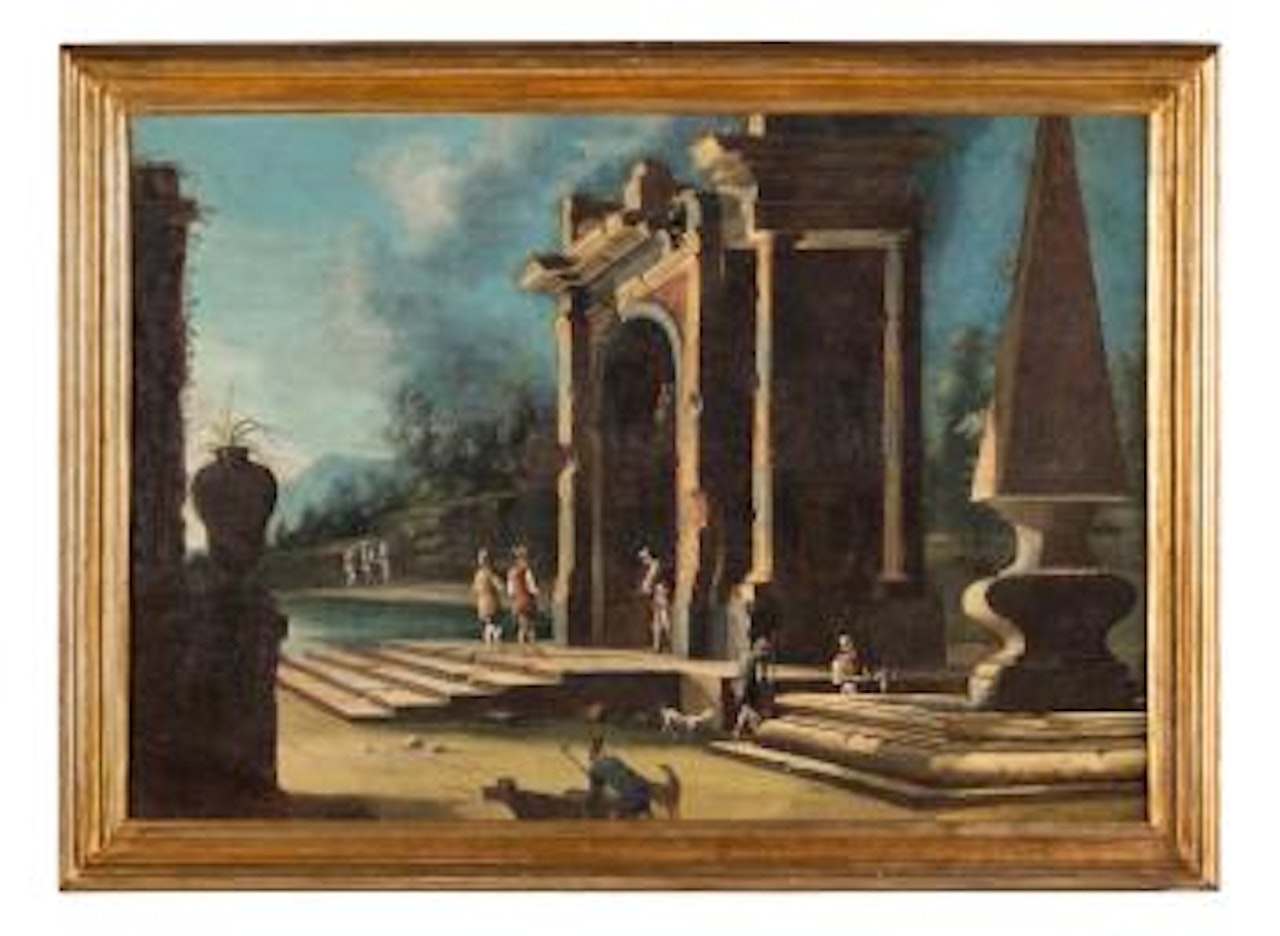 Due capricci architettonici by Gennaro Greco