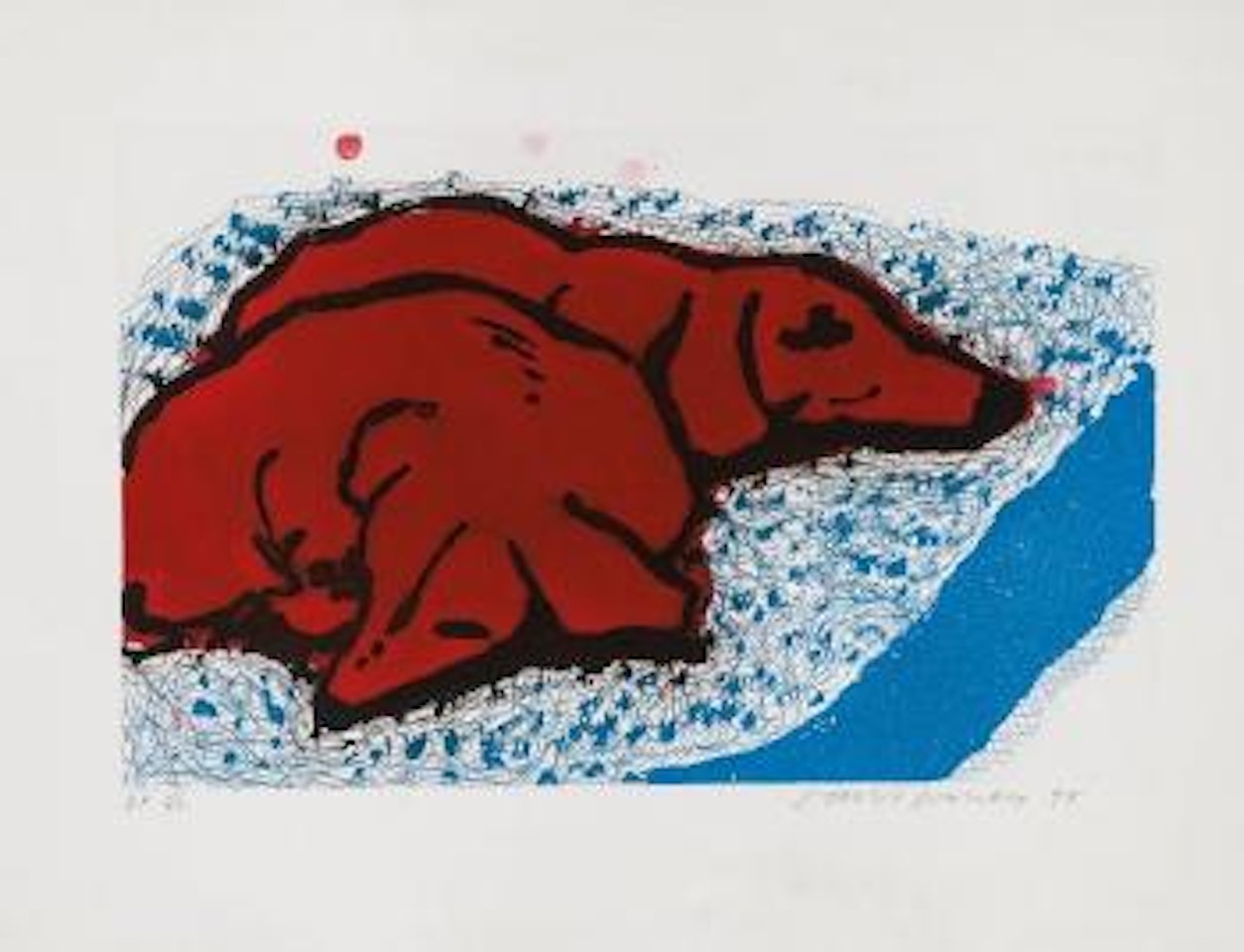 Small Dogs (T.344) by David Hockney