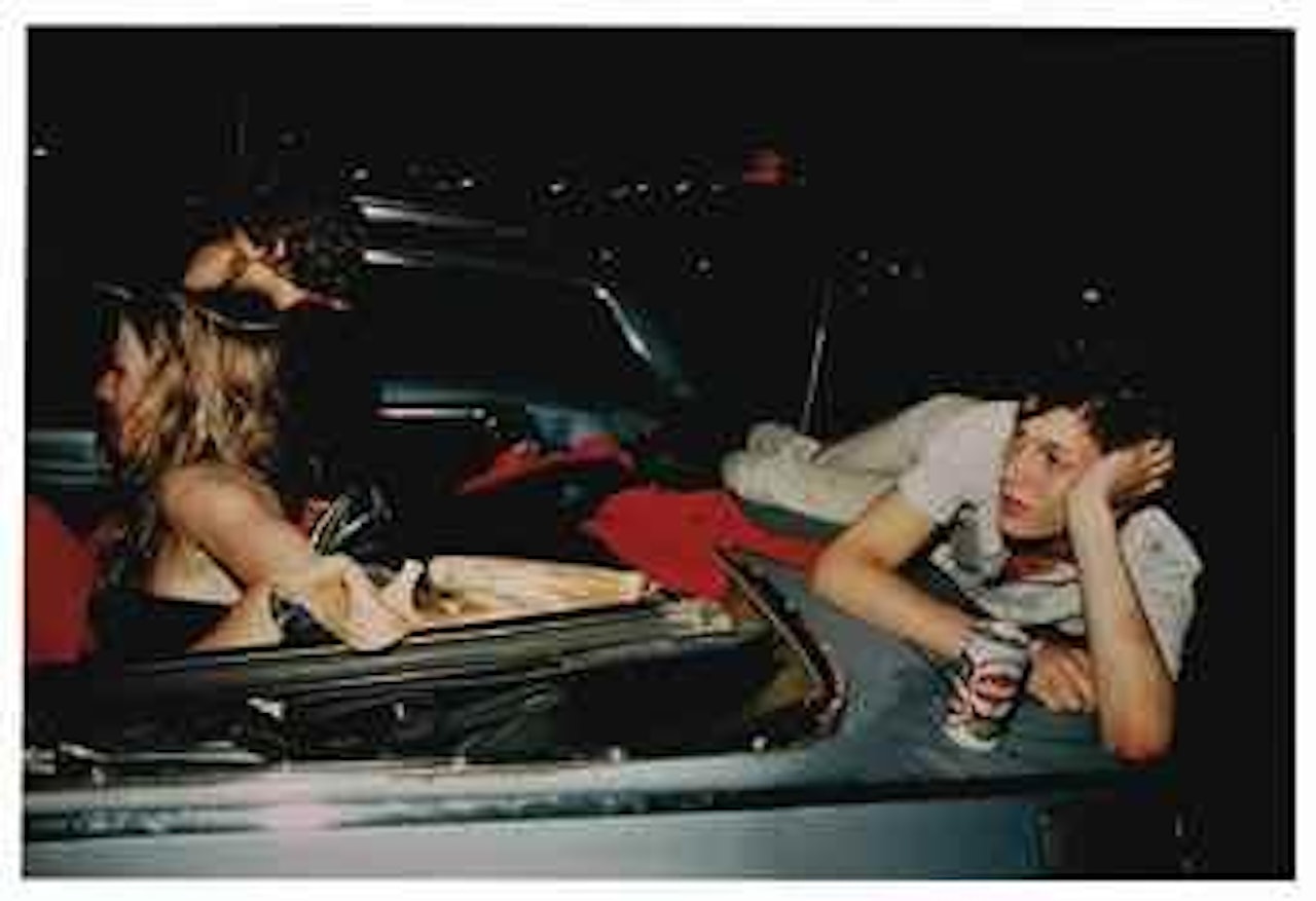 French Chris at the Drive-In. N.J. 1979 by Nan Goldin