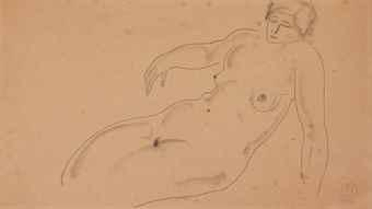 Reclining Nude by Sanyu
