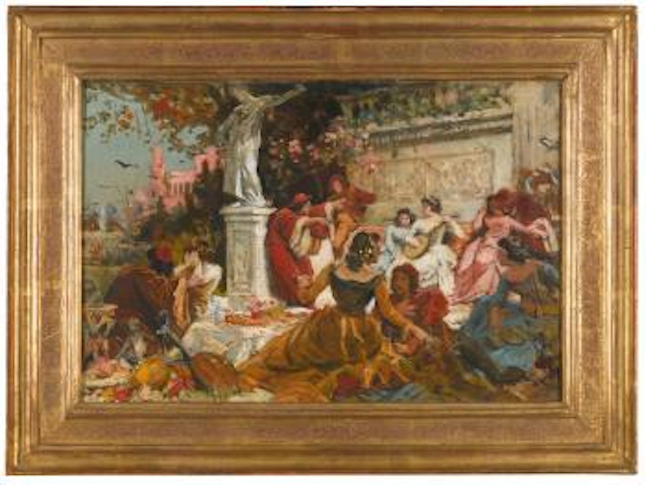 Banquet in A Park by Hans Makart