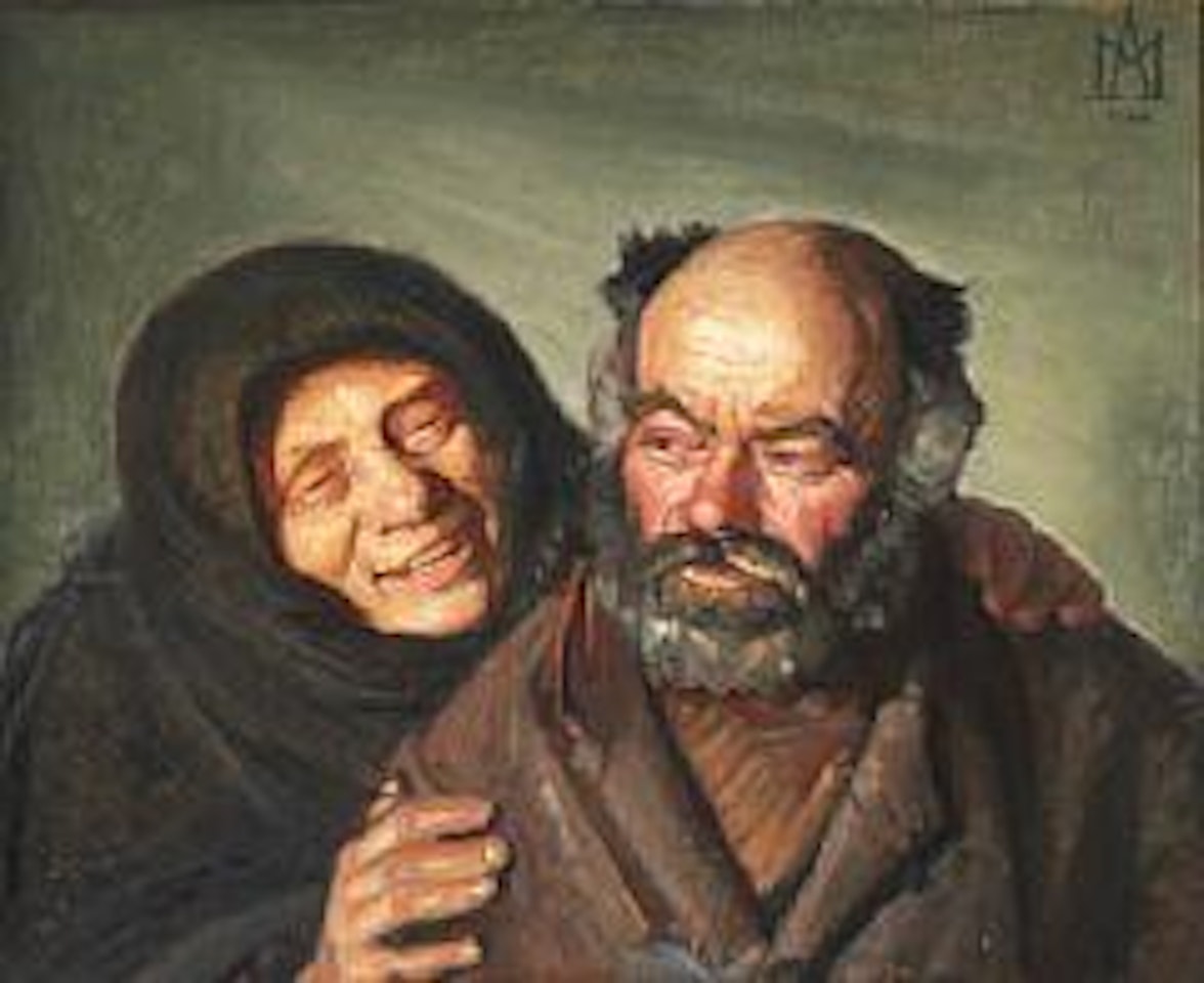 Bonatzi and Merry Elsie by Michael Ancher