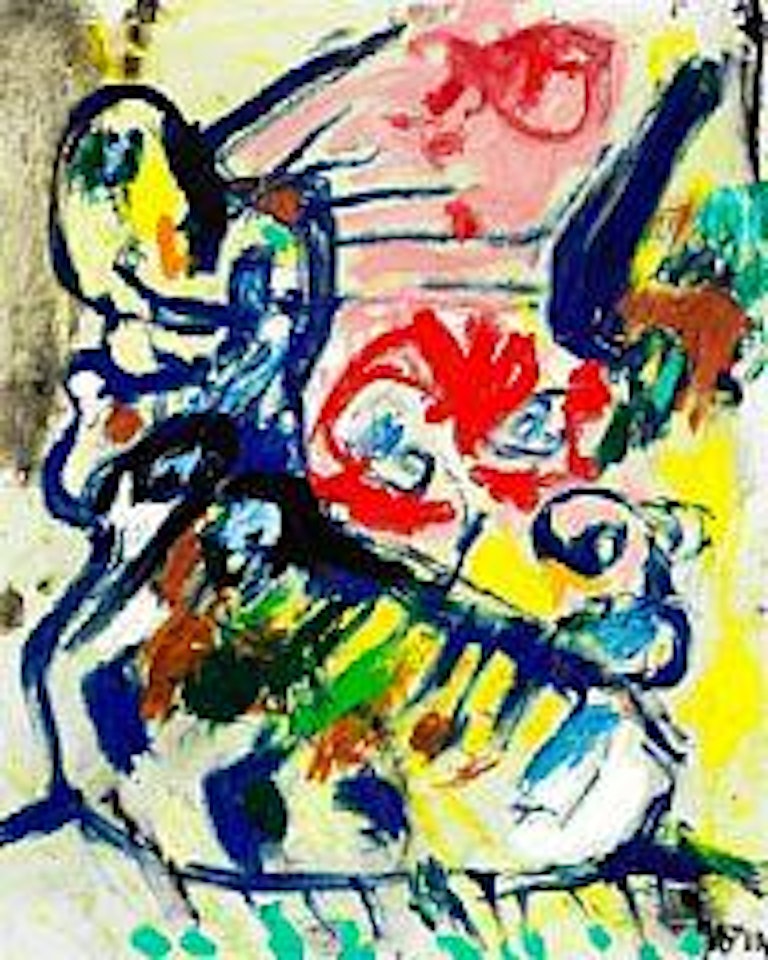 La caresse atroce (The fiendish caress) by Asger Jorn