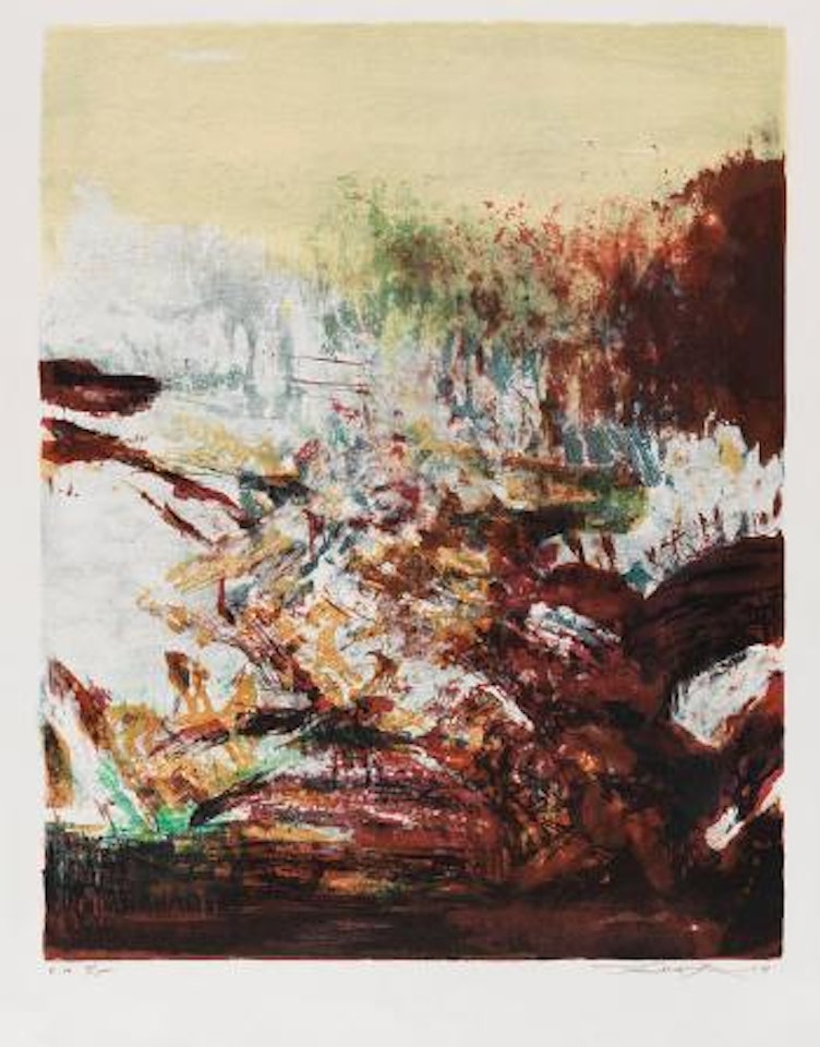 Hommage à Penrose by Zao Wou-Ki