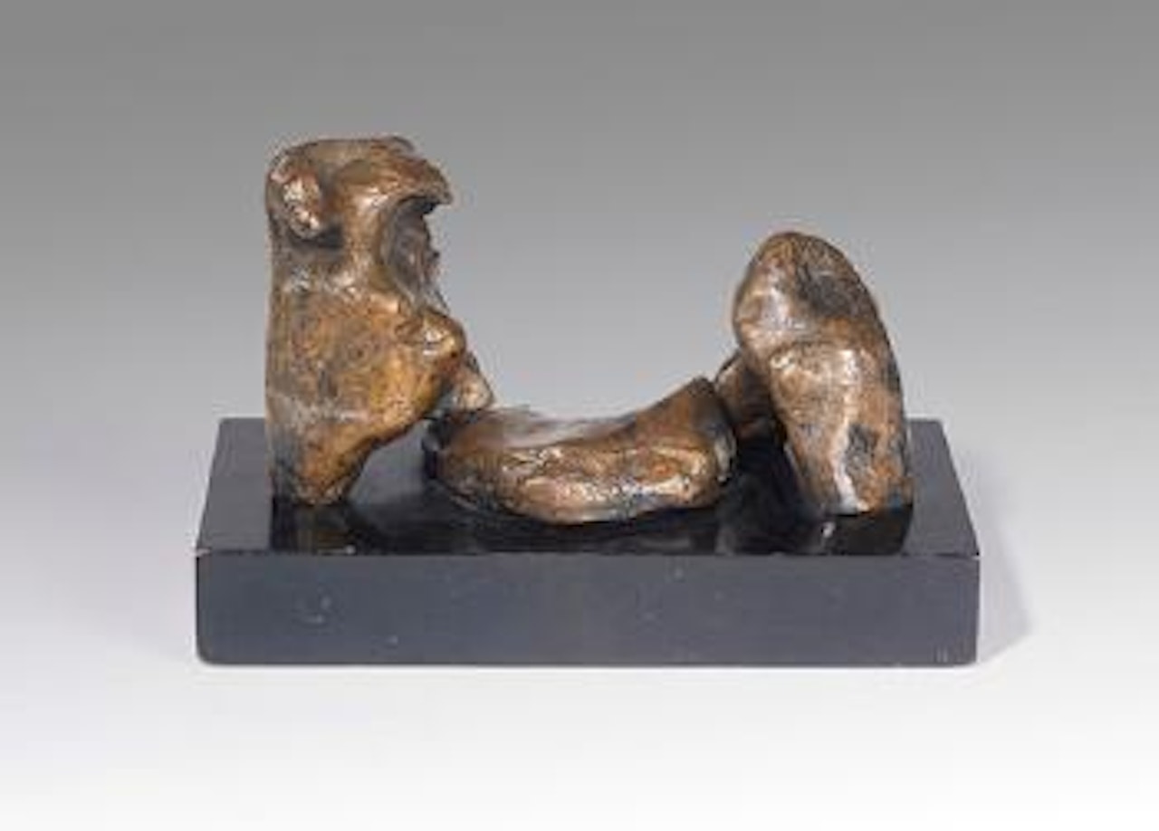 Three Piece Reclining Figure: Maquette Nr 1“ by Henry Moore