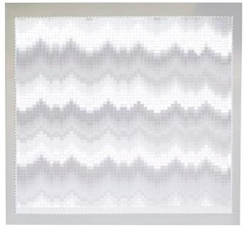 Kleines vibrations-relief by Heinz Mack