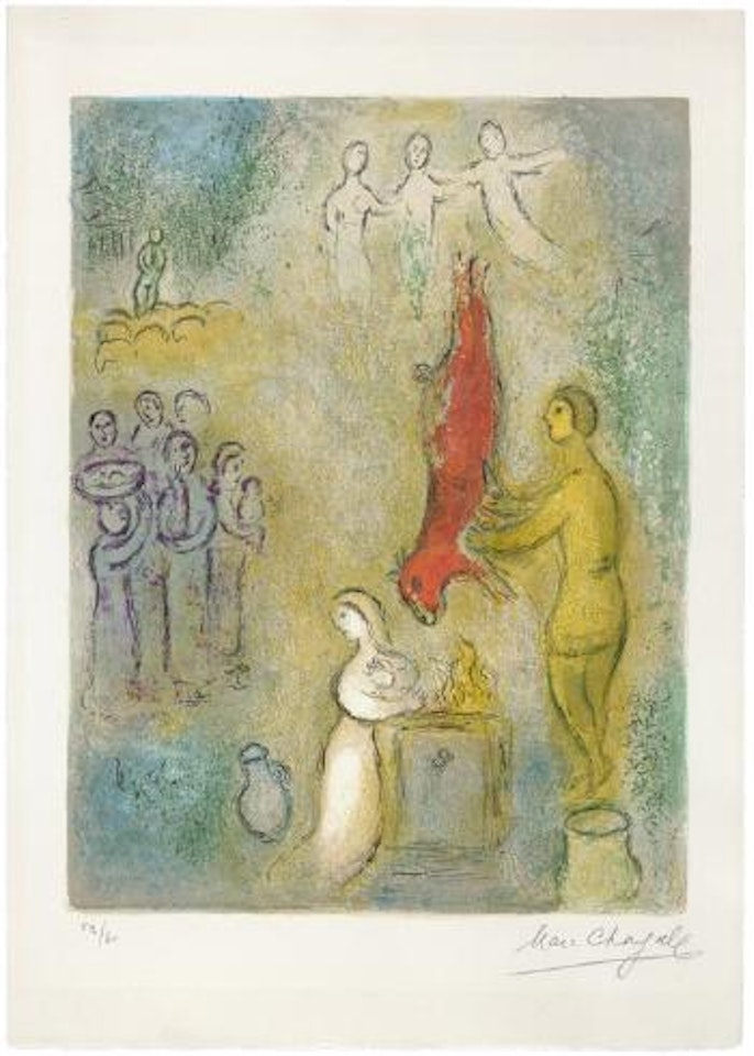 Opfer für die Nymphen by Marc Chagall