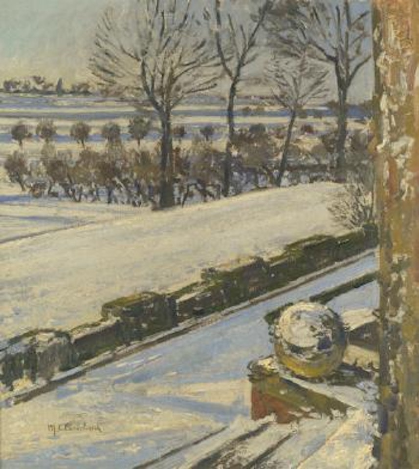 Schneelandschaft by Max Clarenbach