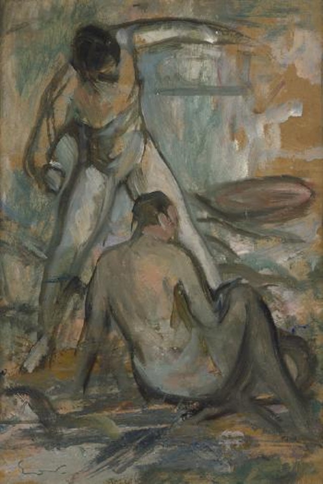 Sitzender und stehender Akt by Othon Friesz