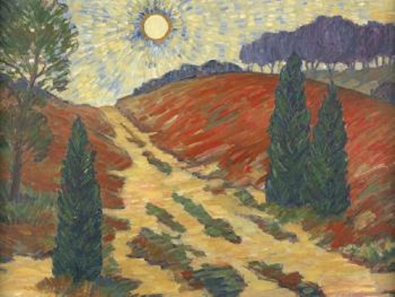 Sonnenuntergang by Franz Heckendorf