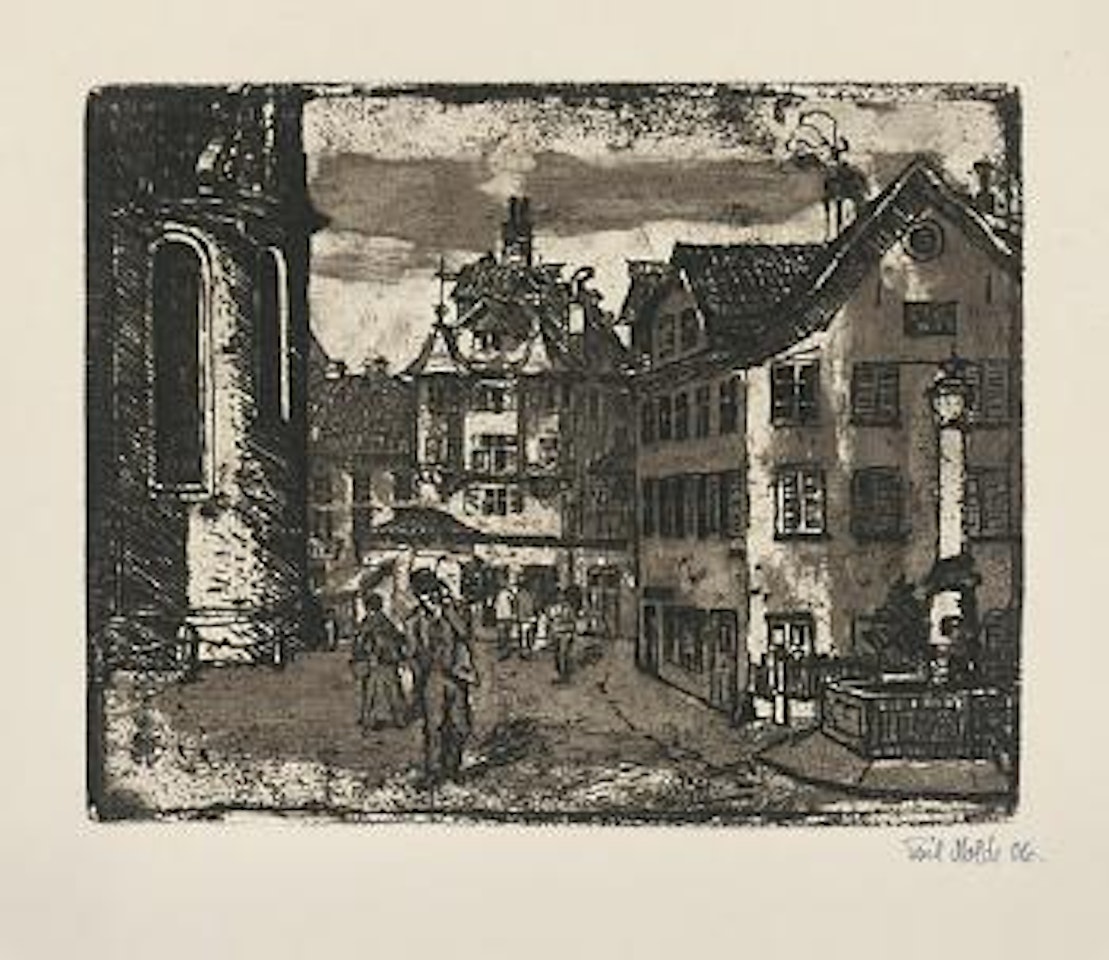 Alte Stadt by Emil Nolde