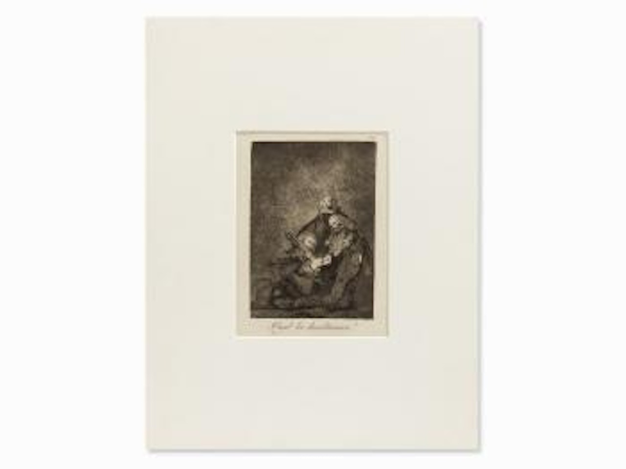 Qual la descañonan by Francisco José de Goya
