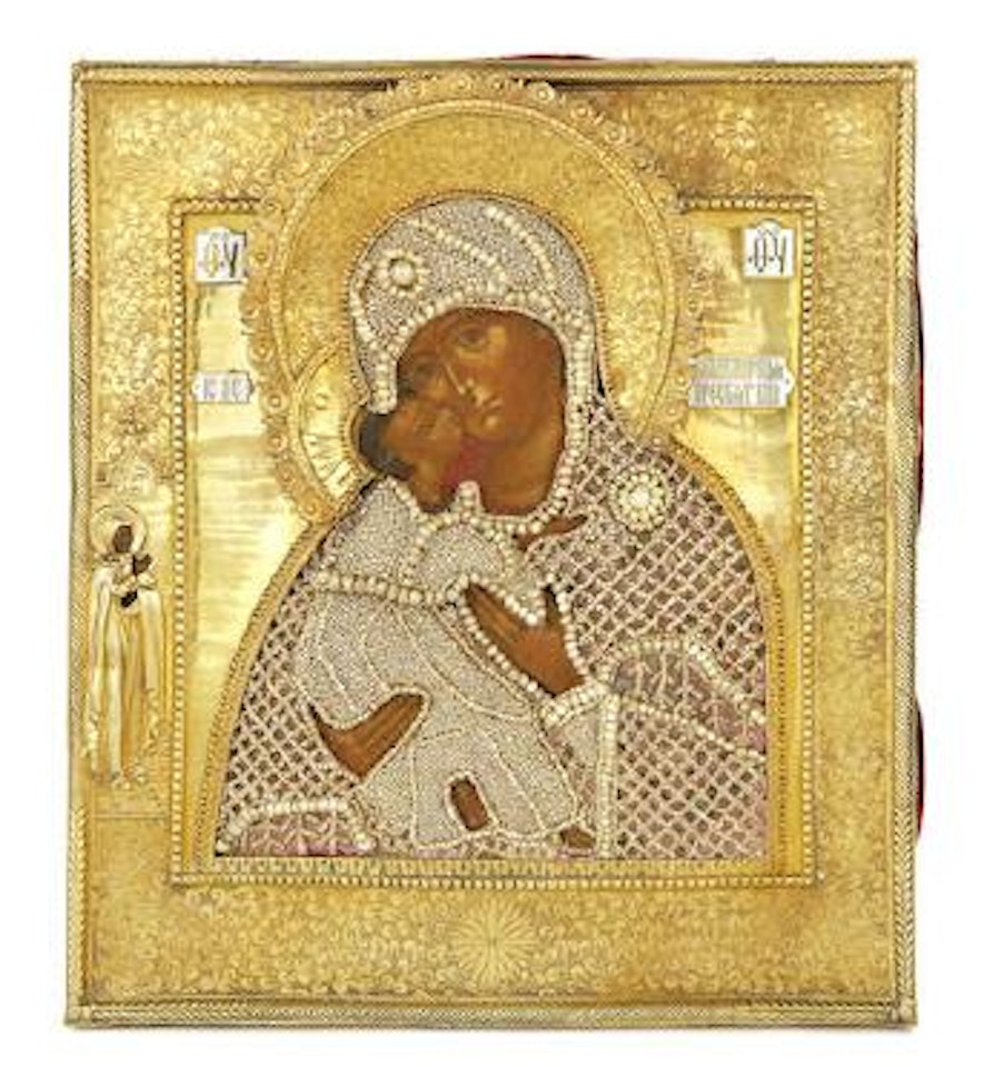 Mother of God of Vladimir by Russian School