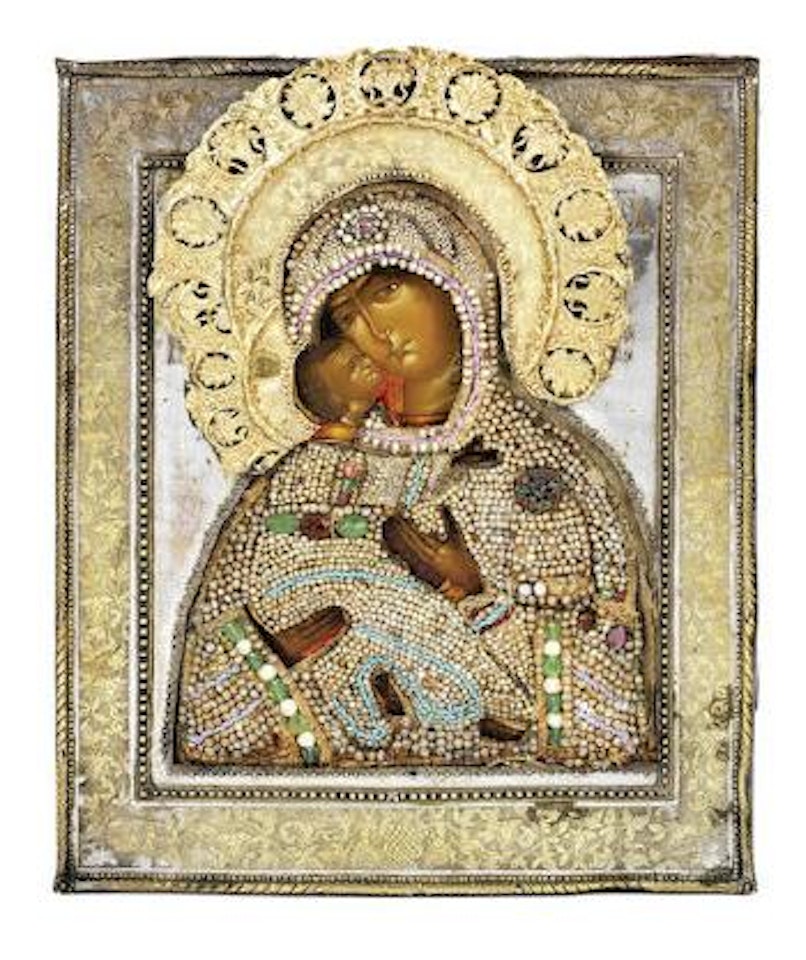 Mother of God of Vladimir by Russian School