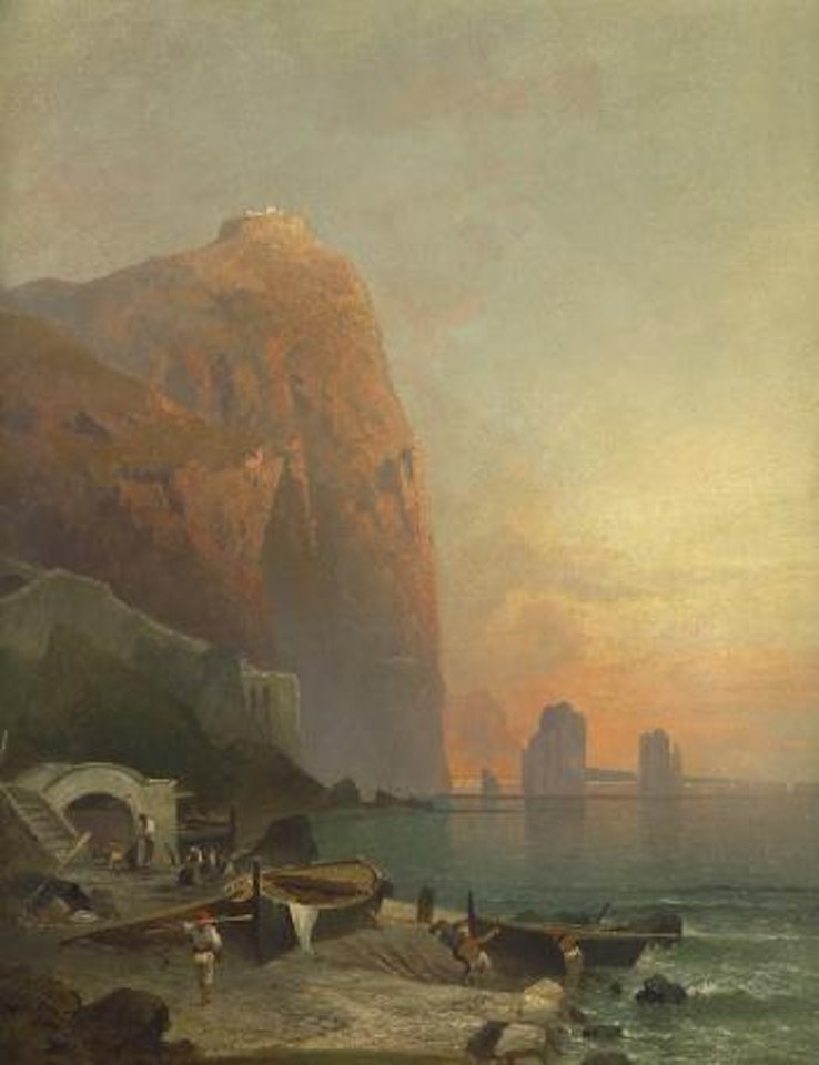 Fischer bei Marina Piccola auf Capri by German School