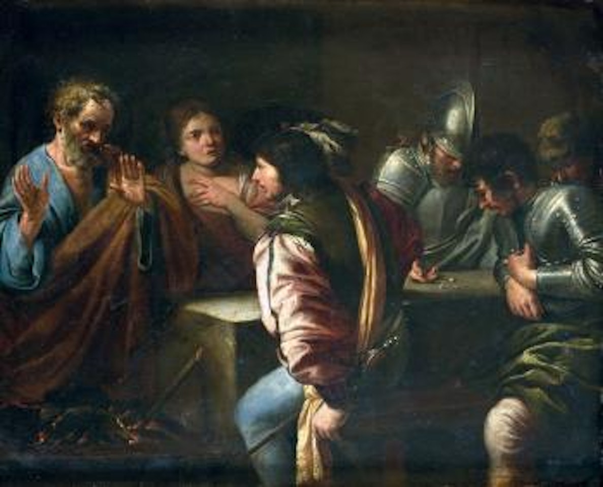 Coulommiers-e-Brie Le Reniement de Saint Pierre (la partie de dés) by Valentin de Boulogne by French School