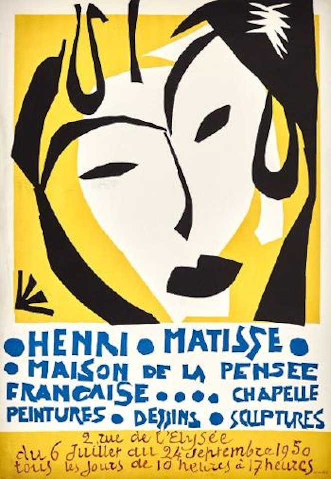 Peintures - Dessins - Sculptures. Maison de la pensée française by Henri Matisse