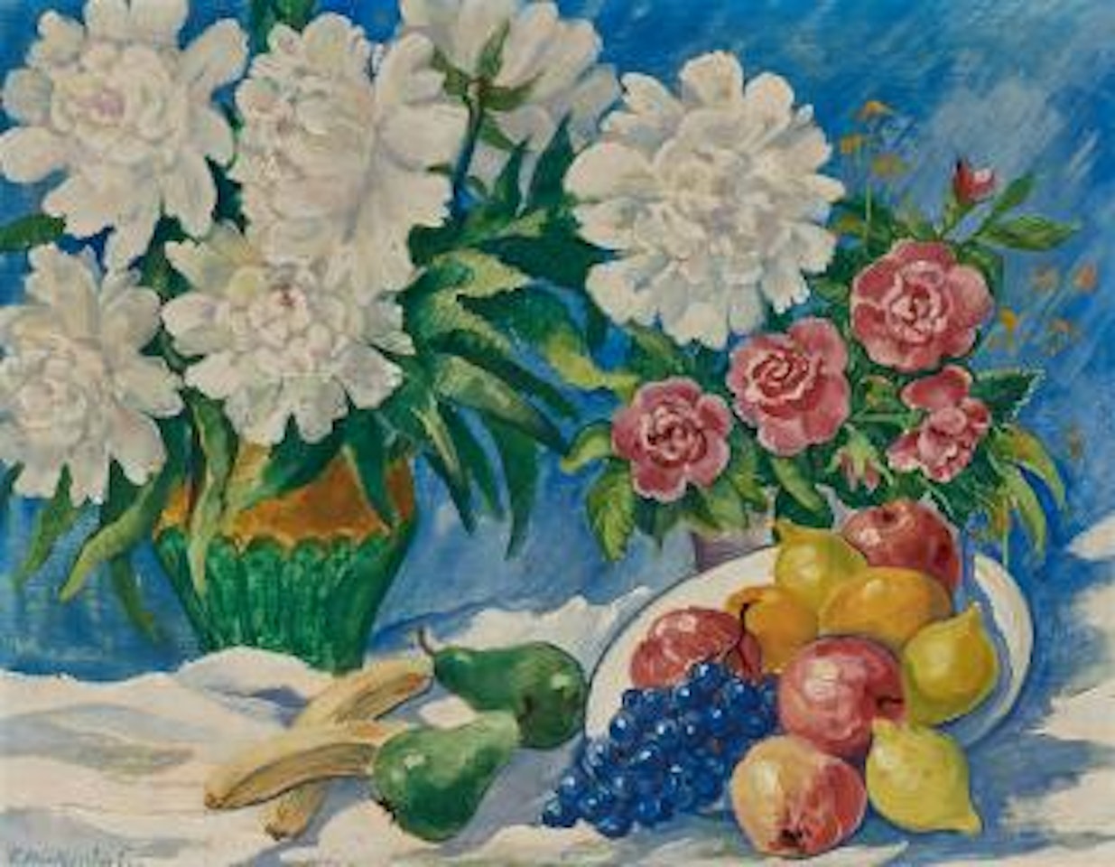 Blumenstilleben by Franz Heckendorf
