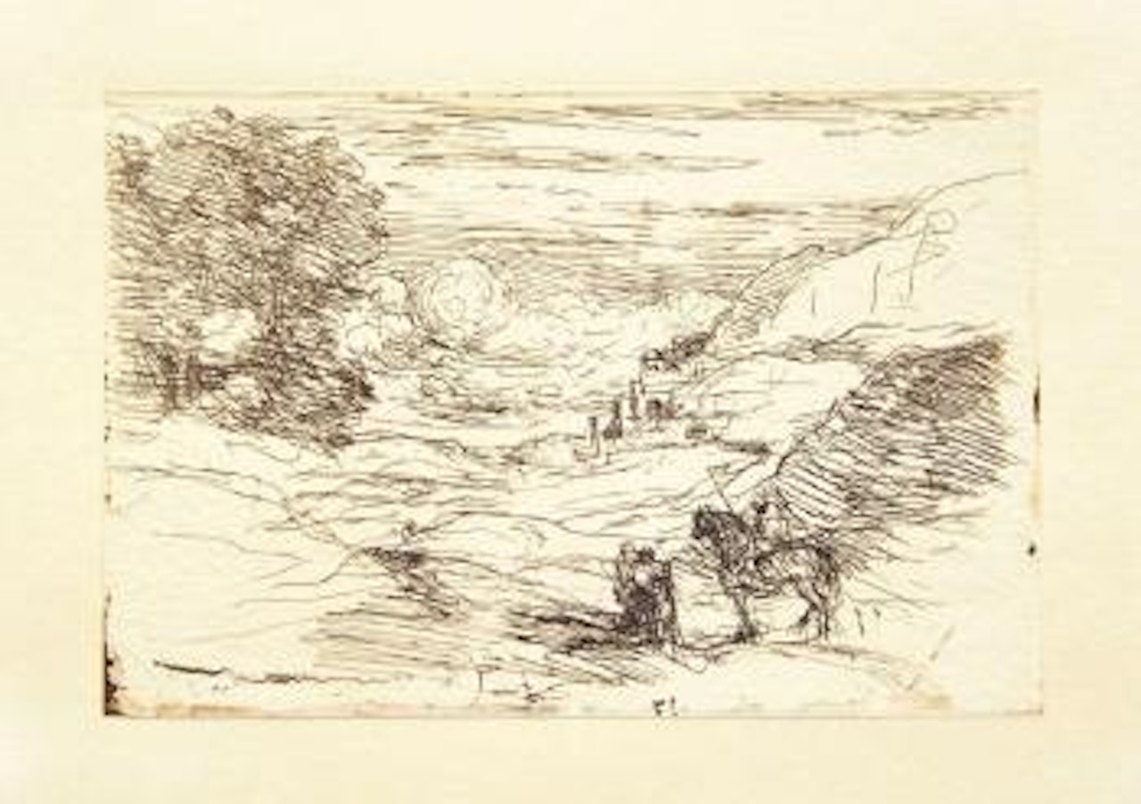 Les Paladins by Jean Baptiste Camille Corot