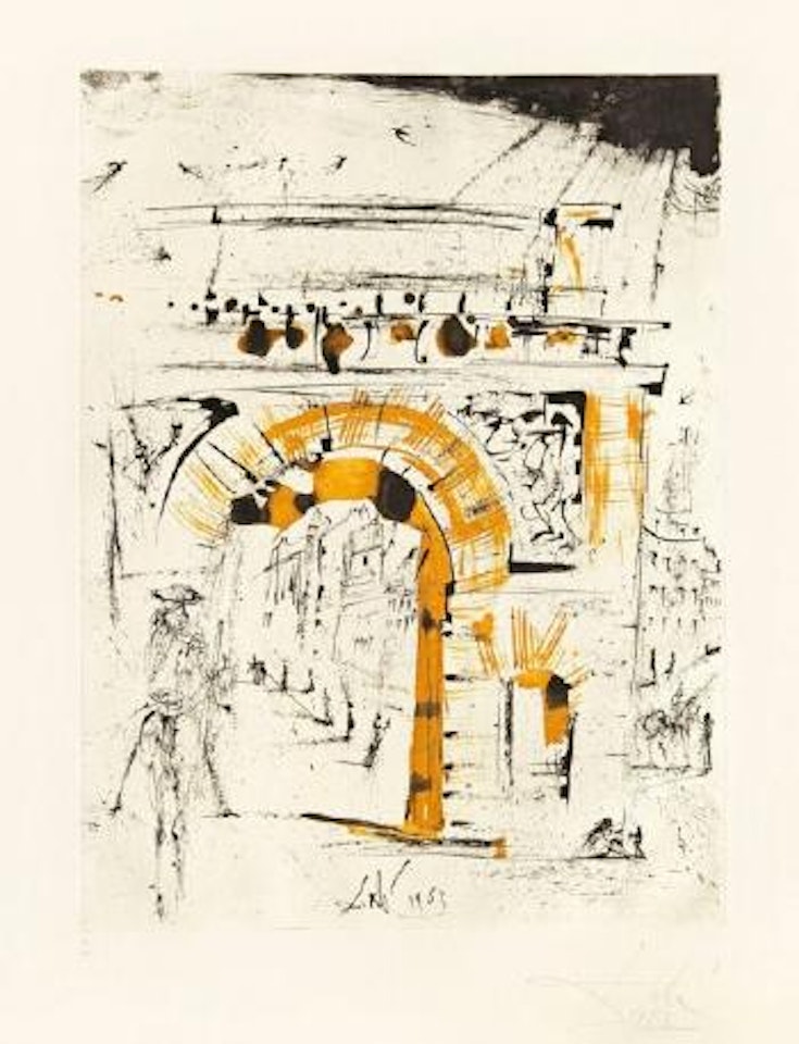 Porte Saint-Denis by Salvador Dali