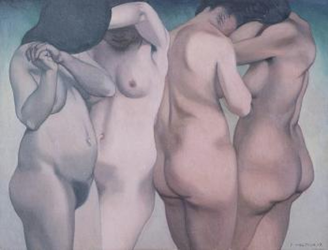 Quatre torses by Félix Vallotton