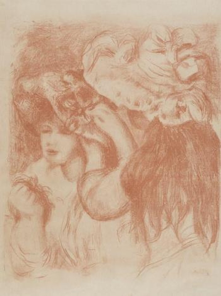 Le chapeau épinglé by Pierre-Auguste Renoir