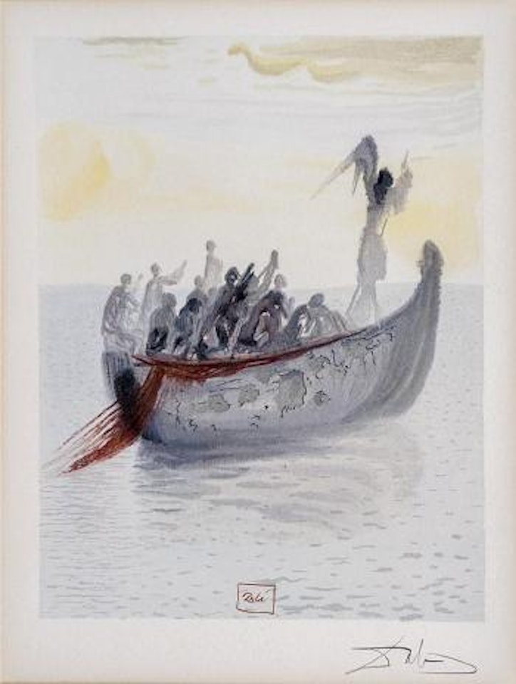 la barque du Nocher by Salvador Dali