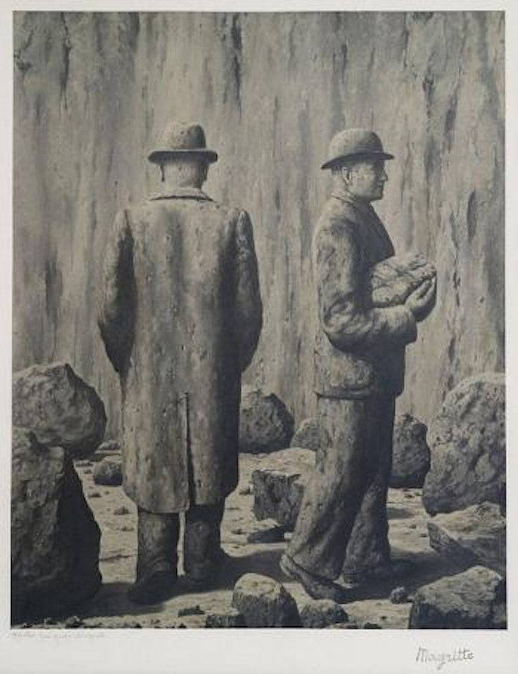 L'homme de pierre by René Magritte