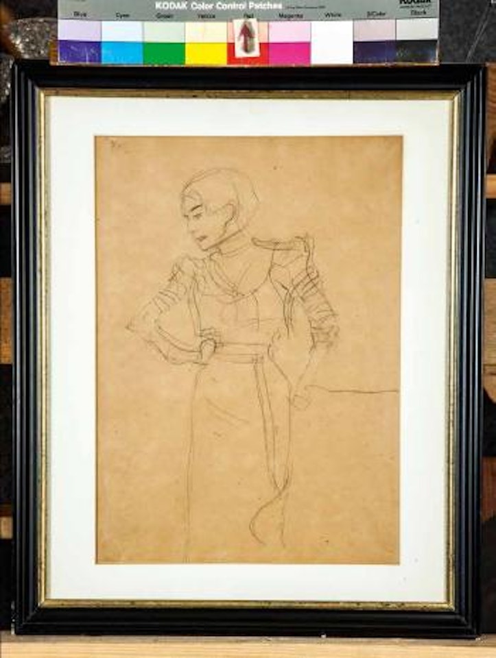 Studio di figura. Studio di tre figure by Gustav Klimt