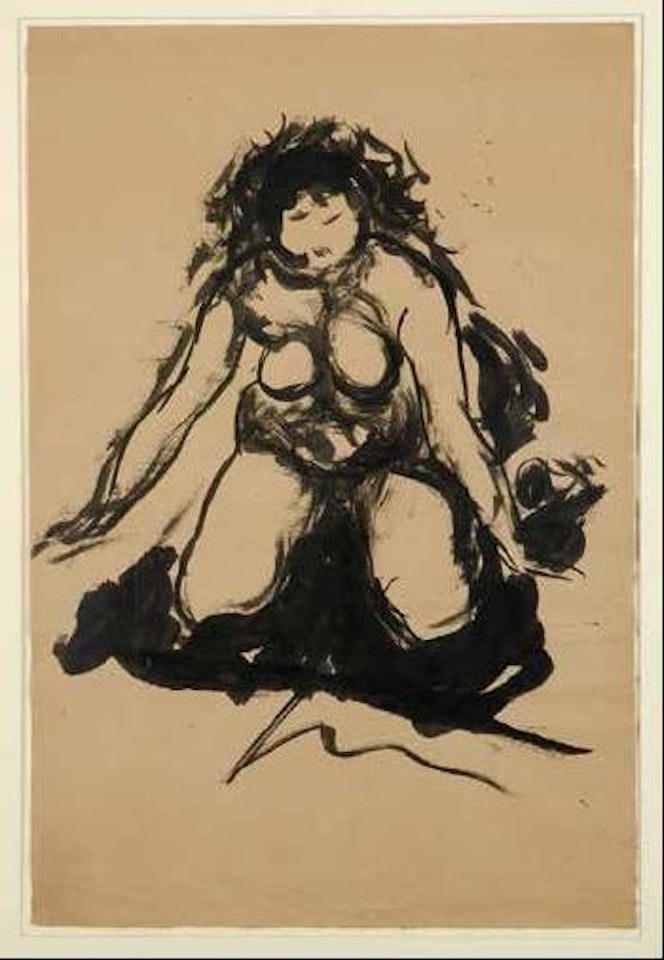 Nudo femminile by Lucio Fontana
