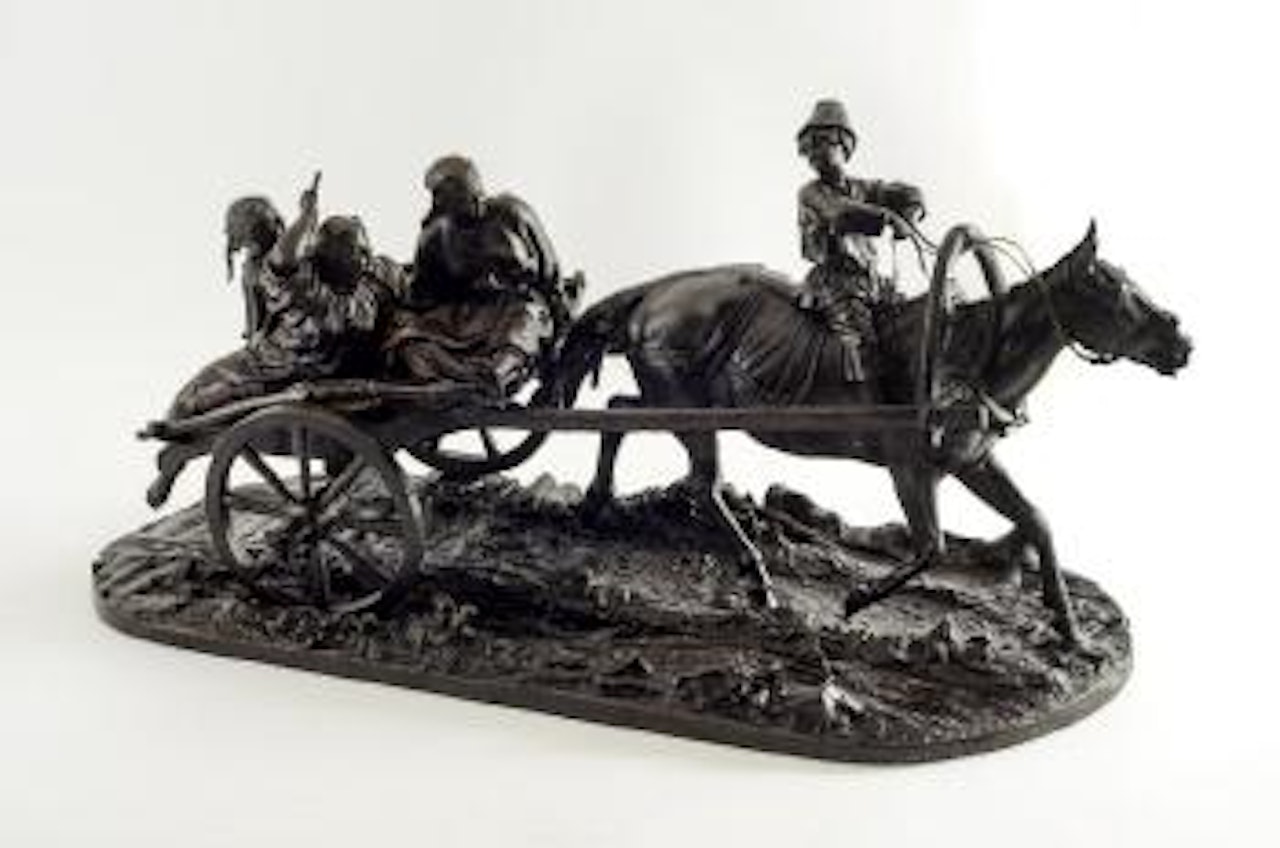 Peasants from the Province of Riazan Returning from the Fields by Eugene Alexandrovic Lanceray