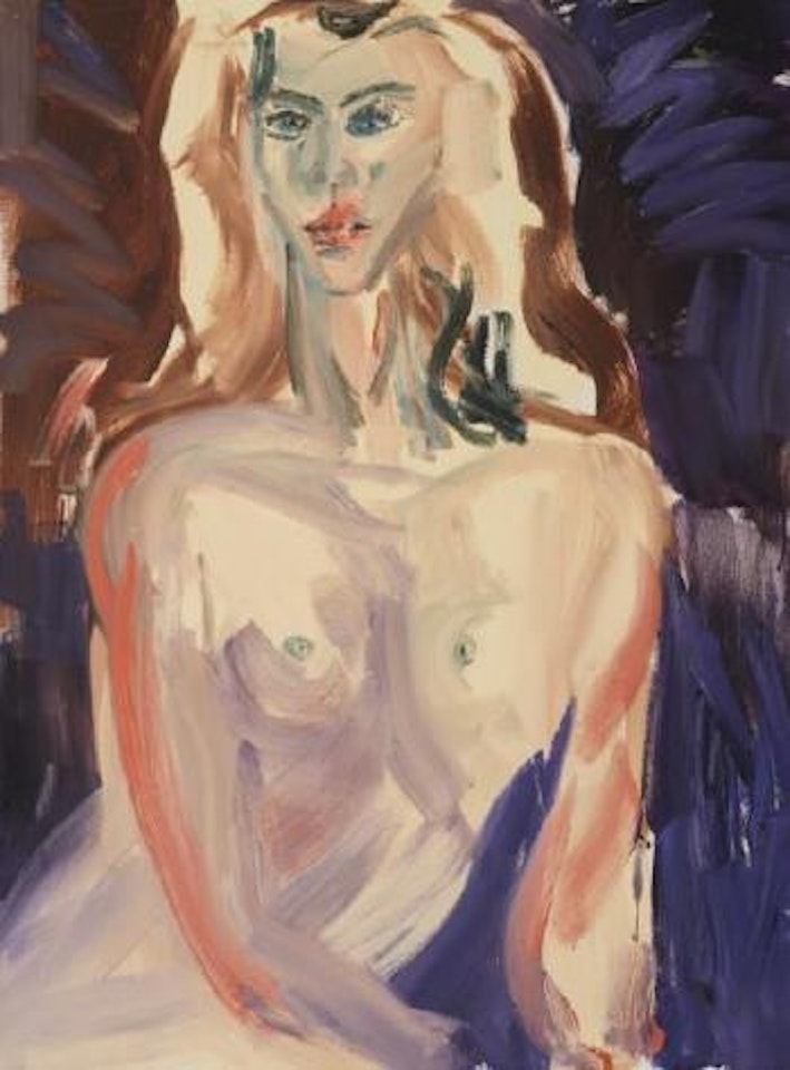 Femme nue de face by Rainer Fetting