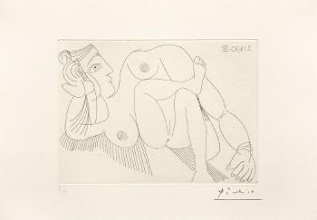 Odalisque aux jambes croisÃ©es by Pablo Picasso