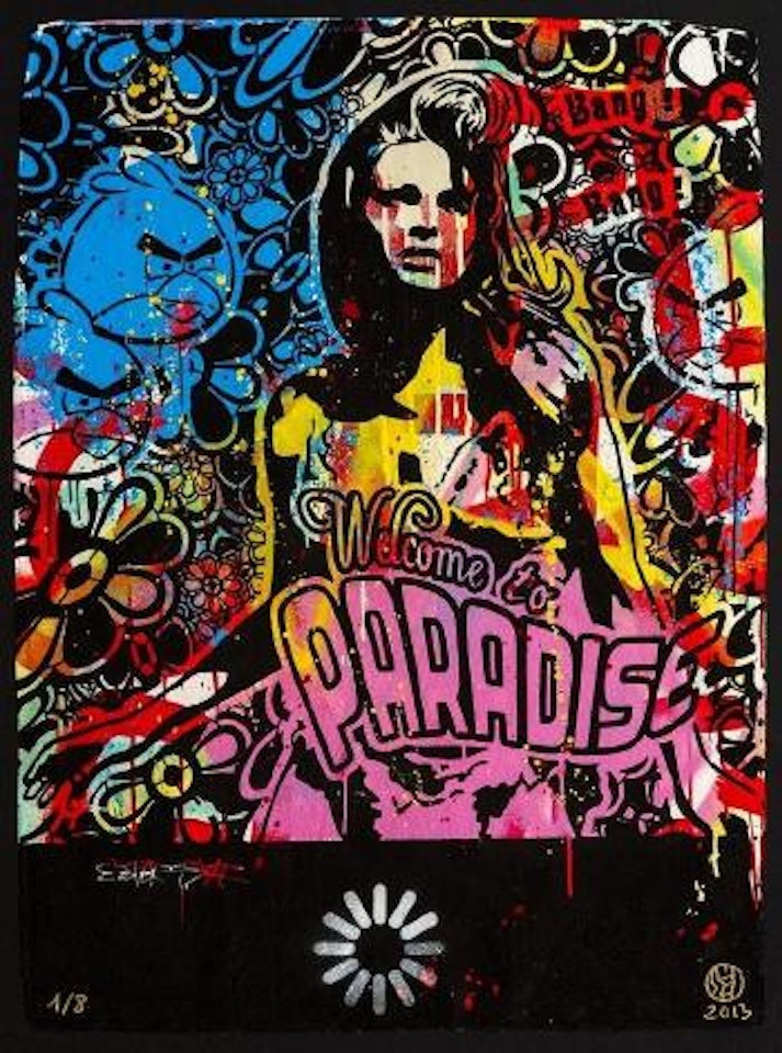 Welcome to Paradise by Speedy Graphito