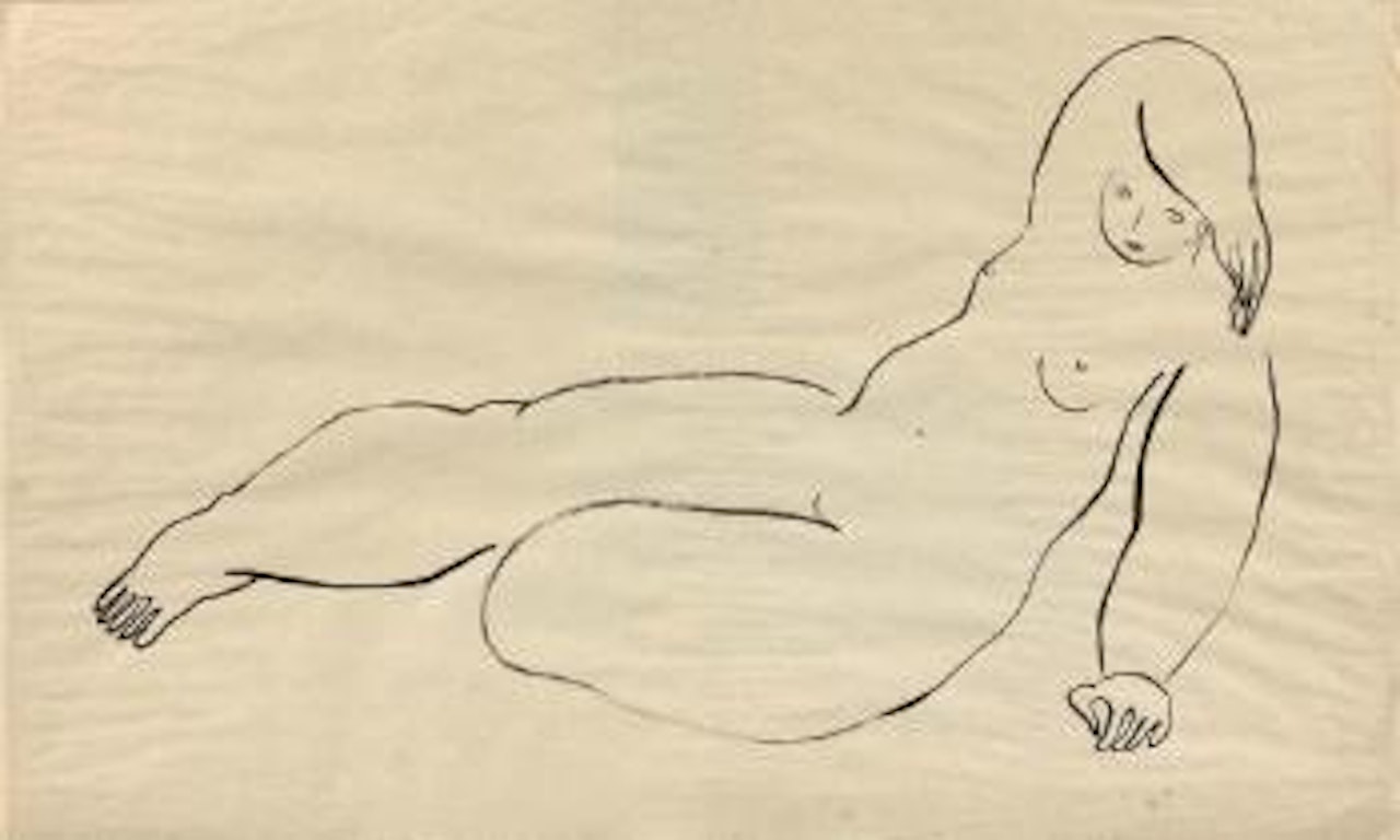 Nu allongé by Sanyu