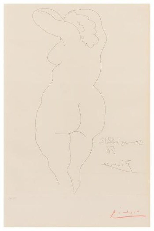 Femme vue de dos by Pablo Picasso