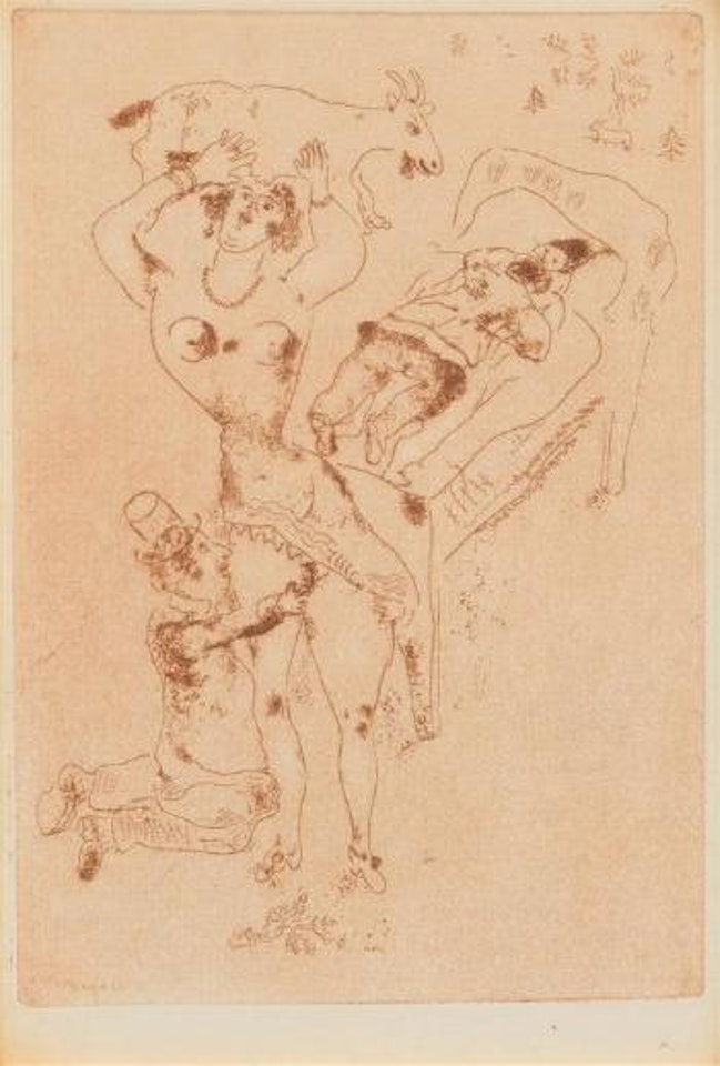 La Luxure (from Les sept peches capitaux) by Marc Chagall