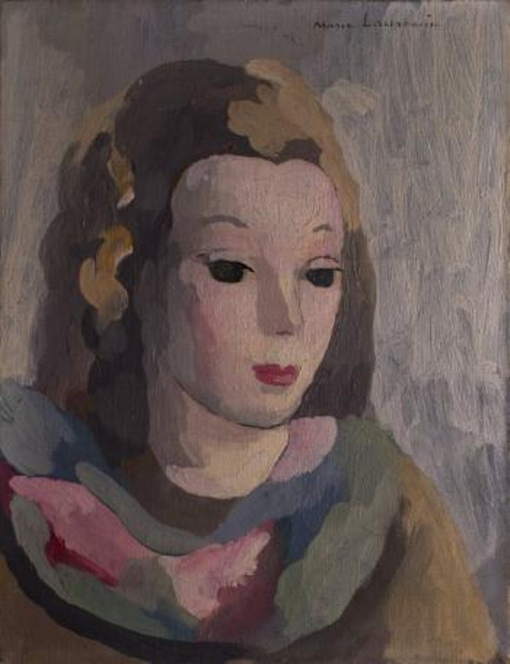 Portrait de jeune fille by Marie Laurencin